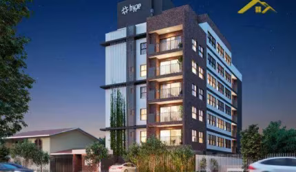 Apartamento com 2 dormitórios à venda, 32 m² por R$ 579.900,00 - Água Verde - Curitiba/PR
