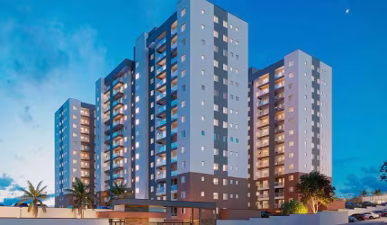 Apartamentos em construção 2 dorms c/suíte em  Hortolândia/SP