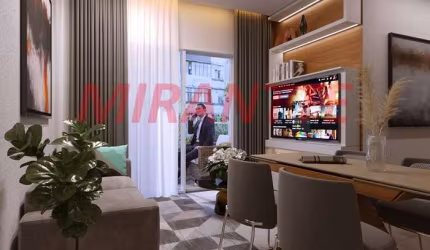 Apartamento de 43.48m² com 2 quartos em Jardim São Paulo
