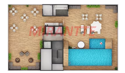 Apartamento de 36m² com 2 quartos em Parada Inglesa