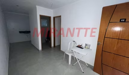 Apartamento de 35.62m² com 2 quartos em Vila Mazzei