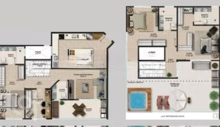 Apartamento à venda em Coqueiros com 200 m², 3 qua