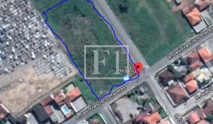 Terreno de 5.544,22m², Bairro Fundos, Biguaçú