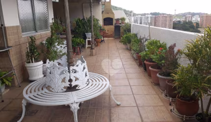 Cobertura com 4 quartos  terraço s à venda, 181 m² por R$ 1.099.999 - Grajaú - Rio de Janeiro/RJ