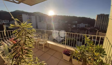 Cobertura com 3 quartos terraço piscina  à venda, 144 m² por R$ 640.000 - Grajaú - Rio de Janeiro/RJ