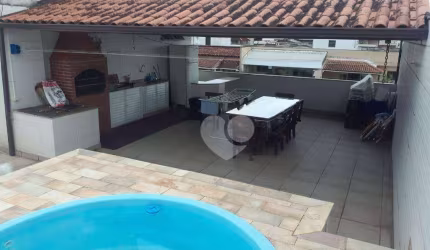 Cobertura duplex com 4 suítes, 5 vagas,  à venda, 353 m² por R$ 1.340.000 - Recreio dos Bandeirantes - Rio de Janeiro/RJ