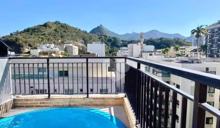 Cobertura com terraço, piscina, varanda, 4 quartos, suíte, 2 vagas à venda, 205 m² por R$ 2.200.000 - Laranjeiras