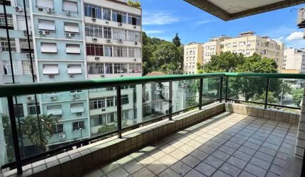 Apartamento com varanda, 2 quartos (suíte), dependência, vaga à venda, 93 m² por R$ 980.000 - Laranjeiras