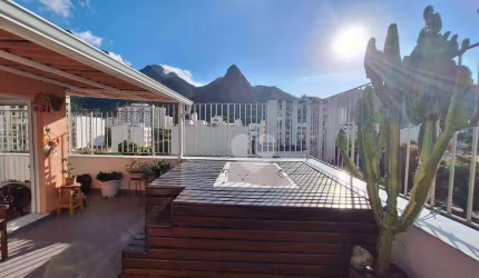 Grajaú, cobertura com 2qts com suíte, piscina , churrasqueira  e vaga de garagem à venda, 160 m² por R$ 800.000 - Grajaú - Rio de Janeiro/RJ