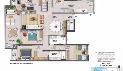 Apartamento Duplex com 4 dormitórios à venda, 271 m² por R$ 3.390.000,00 - Botafogo - Rio de Janeiro/RJ