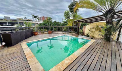 Lopes Enjoy Vende cobertura linear, 4 quartos, 374 m², 4 vagas, quadra praia - Jardim Oceânico.