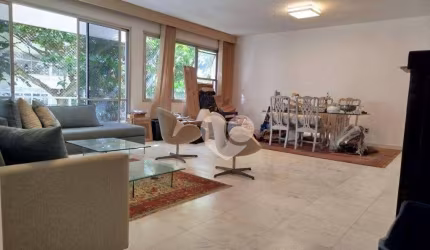 Apartamento 3 quartos, 2 vagas e  1 quadra da praia do  Leblon com 165m²