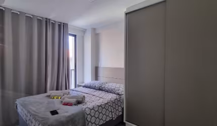 Apt todo mobiliado perto da praia