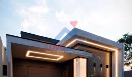 Casa de alto padrão com novo conceito de atualidade.