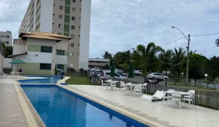 Apartamento para Aluguel - 2 Quartos, Suíte e Varanda - Centro, Lauro de Freitas