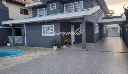 Casa para Venda em São José dos Pinhais, Silveira da Motta, 4 dormitórios, 2 suítes, 4 banheiros, 8 vagas