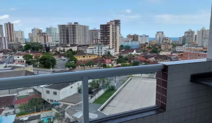 Excelente investimento! Apartamento novo, c/02 dormts (suíte) garagem, elevador, pequena vista mar, Lazer completo!