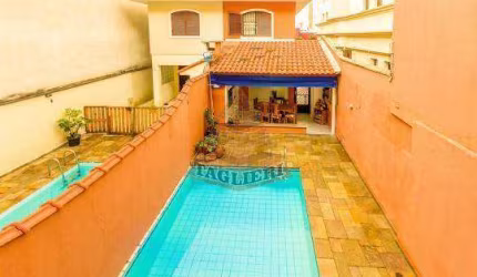 Vende-se Sobrado Tatuapé 3 Dorms, 2 Suítes, 2 Vagas churrasqueira, piscina