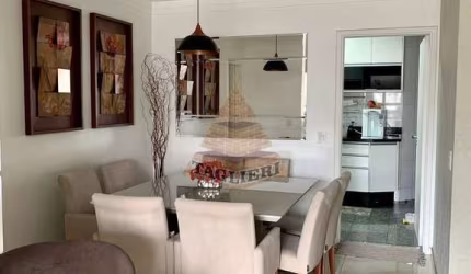 Lindo apto 98m2. 3 dorms, suíte, 2 vagas. Água Rasa