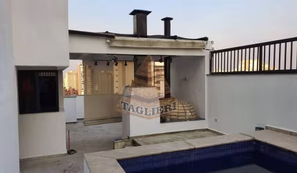 COBERTURA DUPLEX  JARDIM ANALIA FRANCO 314 MTS 4 SUITES 5 VAGAS LAZER COMPL