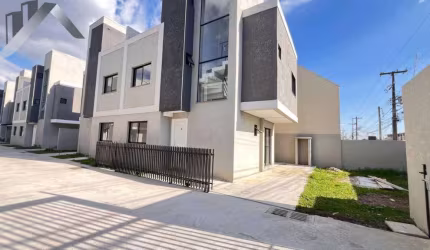 Casa em condomínio fechado com 3 quartos à venda na Rua Rodolfo Bernardelli, 569, Uberaba, Curitiba, 144 m2 por R$ 639.000