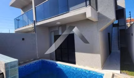 Casa com 4 quartos à venda na Travessa Curaçao, 90, Nações, Fazenda Rio Grande, 163 m2 por R$ 799.000