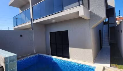 Casa com 4 quartos à venda na Travessa Curaçao, 90, Nações, Fazenda Rio Grande, 163 m2 por R$ 799.000