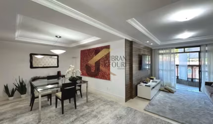 Apartamento mobiliado e equipado à venda próximo na Nova Campinas, com 3 suítes, 3 garagens e lazer comum.