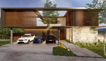 Casa em condomínio à venda em Sousas - Campinas, com 5 suítes (1 máster), lazer comum e garagem para 5 carros.