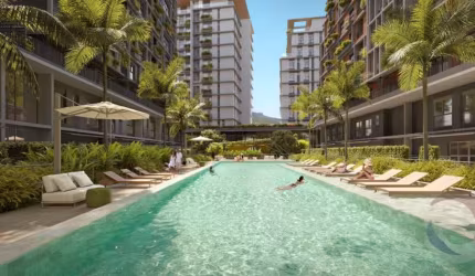 Estúdio de 36.75m² no bairro Pedra Branca