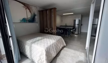 Loft mobiliado com vista para o mar em Cacupé, Florianópolis