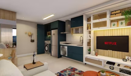 Apartamento de 1 dorm em Santo Antônio de Lisboa