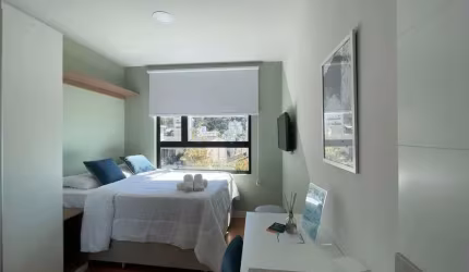 Studio de 16m² Mobiliado na Trindade.