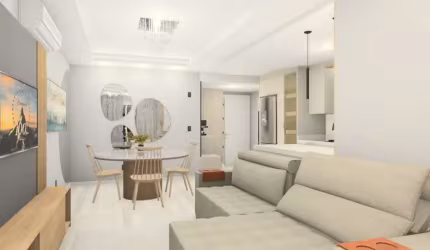 Apartamento com 2 quartos em Barreiros