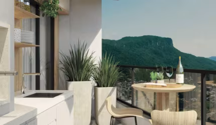 Lindo apartamento com 2 quartos no bairro Pagani -  Palhoça