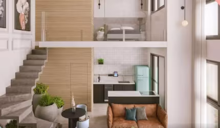 Loft com 1 Suíte no bairro Alto Ribeirão