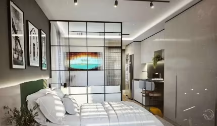 Studio de 36m² no Centro