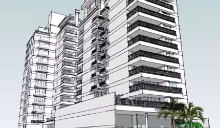 Apartamento de 122,62m² com 3 suítes no Centro de Florianópolis