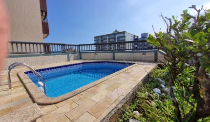 Cobertura Duplex com 4 dormitórios -180 m²- Vista Mar