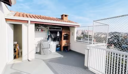 VENDA Cobertura 3 dormitórios sendo 1 suíte 100m² R$424 mil - Vila Tibiriçá - Santo André/SP
