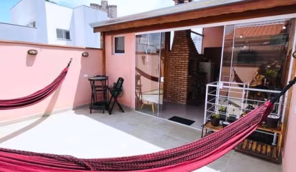Cobertura 2 dormitórios 82 m² R$495 mil - bairro Campestre - Santo André/SP