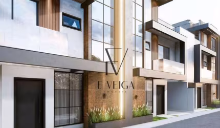 Sobrado com 3 dormitórios à venda, 138 m² por R$ 840.000,00 - Novo Mundo - Curitiba/PR