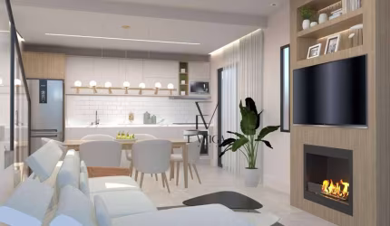 Sobrado com 3 dormitórios à venda, 138 m² por R$ 840.000,00 - Novo Mundo - Curitiba/PR