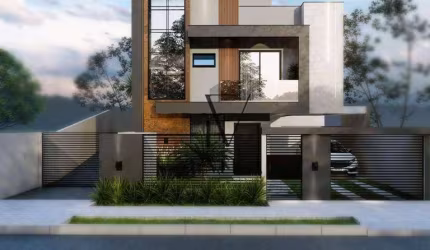 Sobrado com 3 dormitórios à venda, 138 m² por R$ 750.000,00 - Novo Mundo - Curitiba/PR