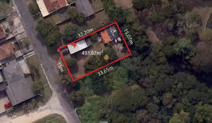 Terreno à venda, 493 m  por R  900.000,00 - Xaxim - Curitiba PR