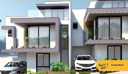 Sobrado com 3 dormitórios à venda, 115 m2 por R  649.000,00 - Boqueirão - Curitiba PR