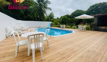 Oportunidade! Vendo sítio  com 14.000m2 com casa sede com piscina em Barra de Jacuipe com 5/4 Praia e Rio