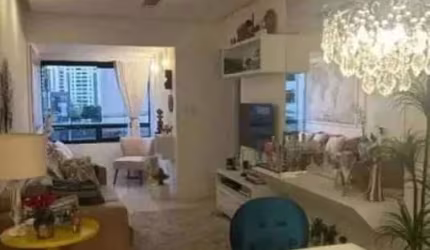 Vendo Apartamento com 60m2 com 2/4, suíte,  varanda  vista mar, 2 vagas de garagens  na Pituba