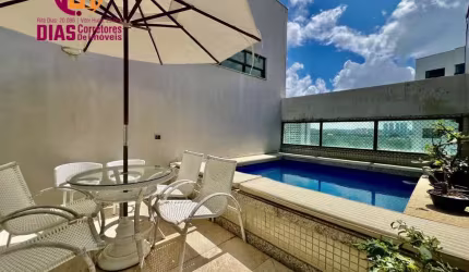 Apartamento Cobertura Duplex  à venda 4/4 sendo 2 suítes com 200m² em Patamares, Salvador/BA