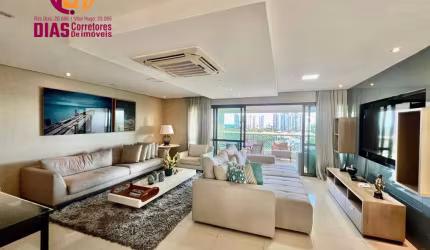 Apartamento mobiliado de 195m² no Le Parc Resort, Salvador/BA